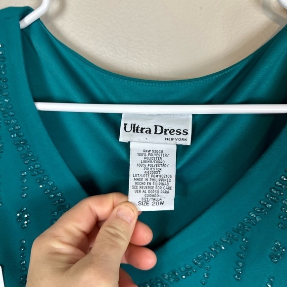 Ultra dress 20w maxi 24-1/2 p2p. 52” length slip on. Great preowned condition - Picture 3 of 4